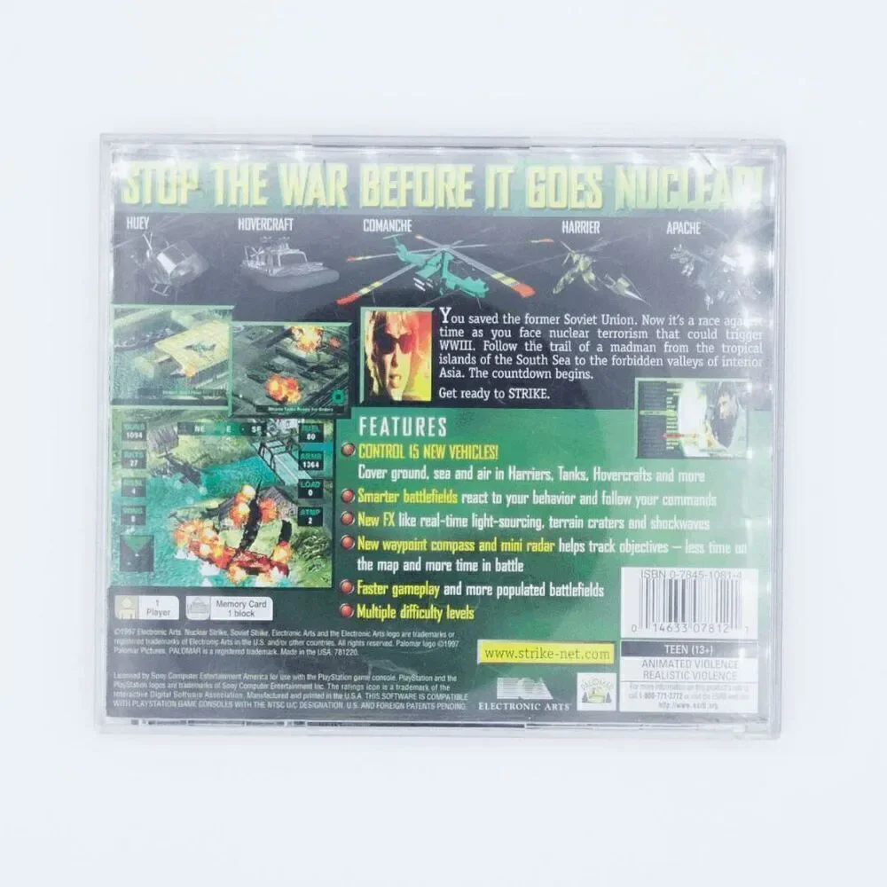 Playstation 1 Nuclear Strike (Tested)